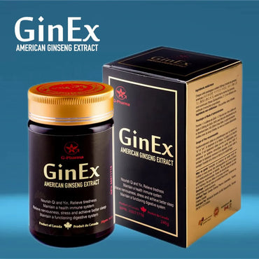 GinEx® 西洋蔘黑膏滋 (純膏劑-240g)G-Pharma Canada(Adaptogen Pharma Corporation)