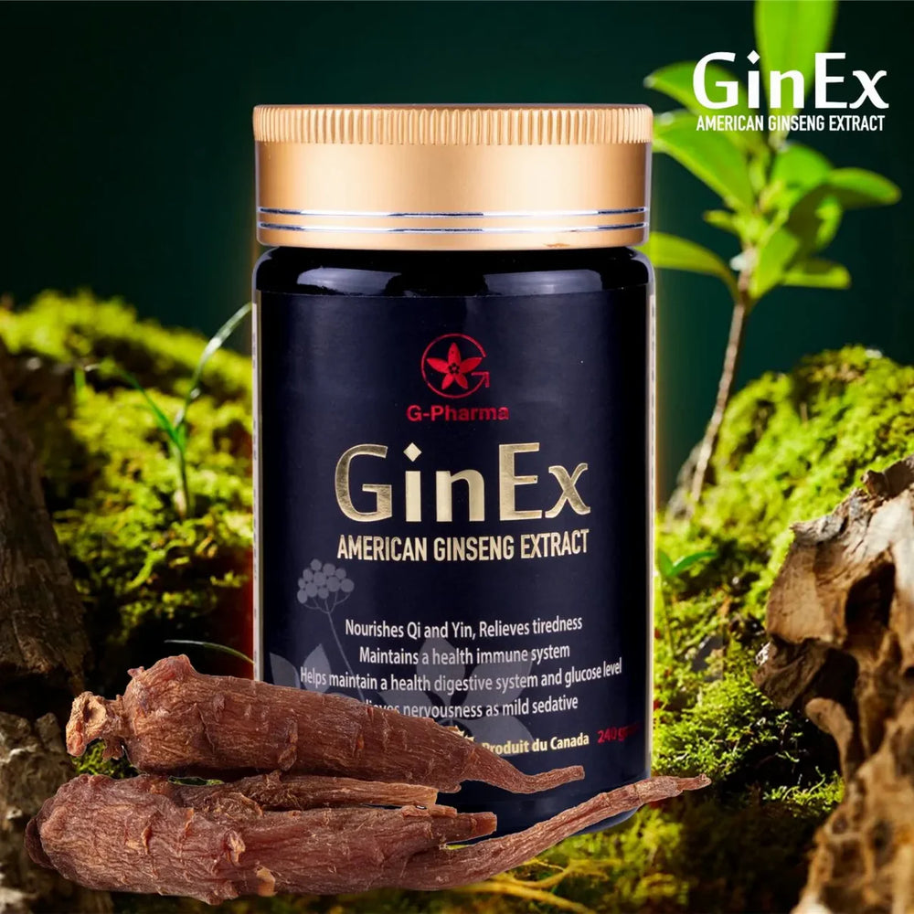 GinEx® American Ginseng Black Paste (Pure Paste - 240g) G-Pharma Canada (Adaptogen Pharma Corporation)
