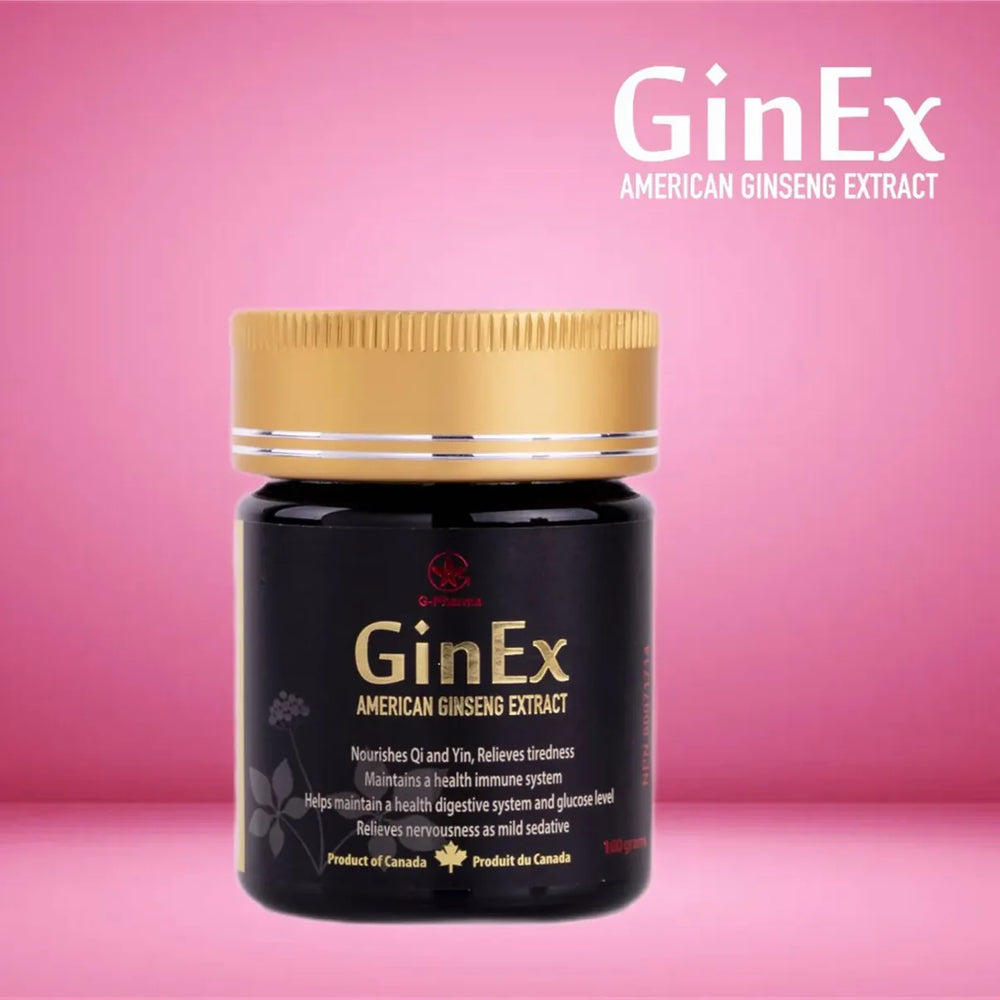 GinEx® 100g Ginseng Extract Concentrate (Pure) (2 Bottles) G-Pharma Canada 